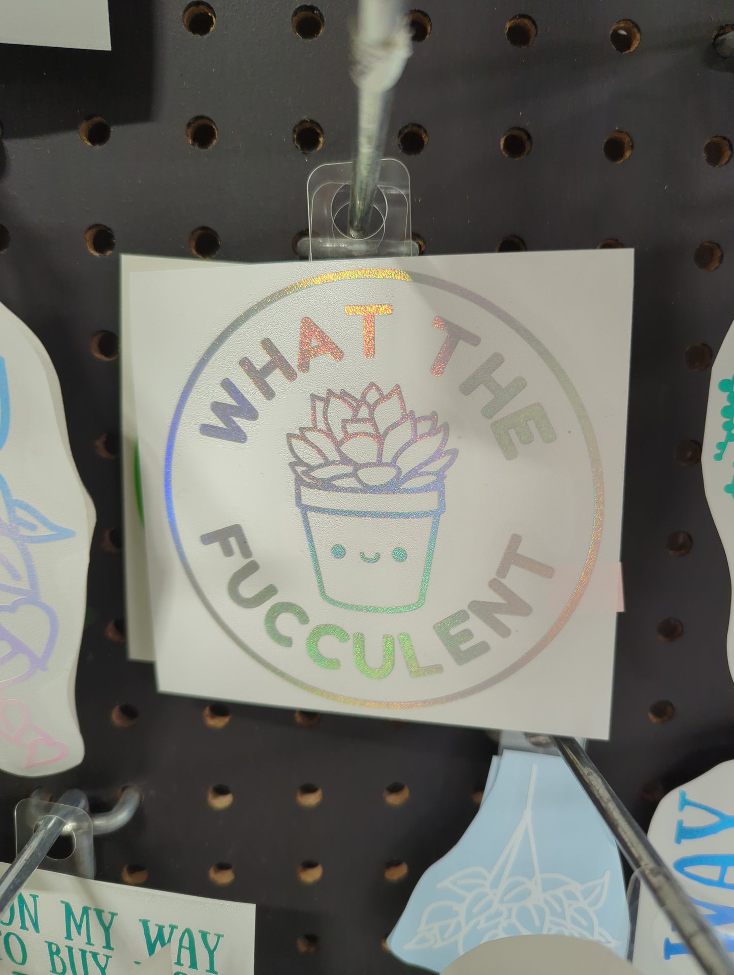 WHAT THE FUCCULENT 4X4"