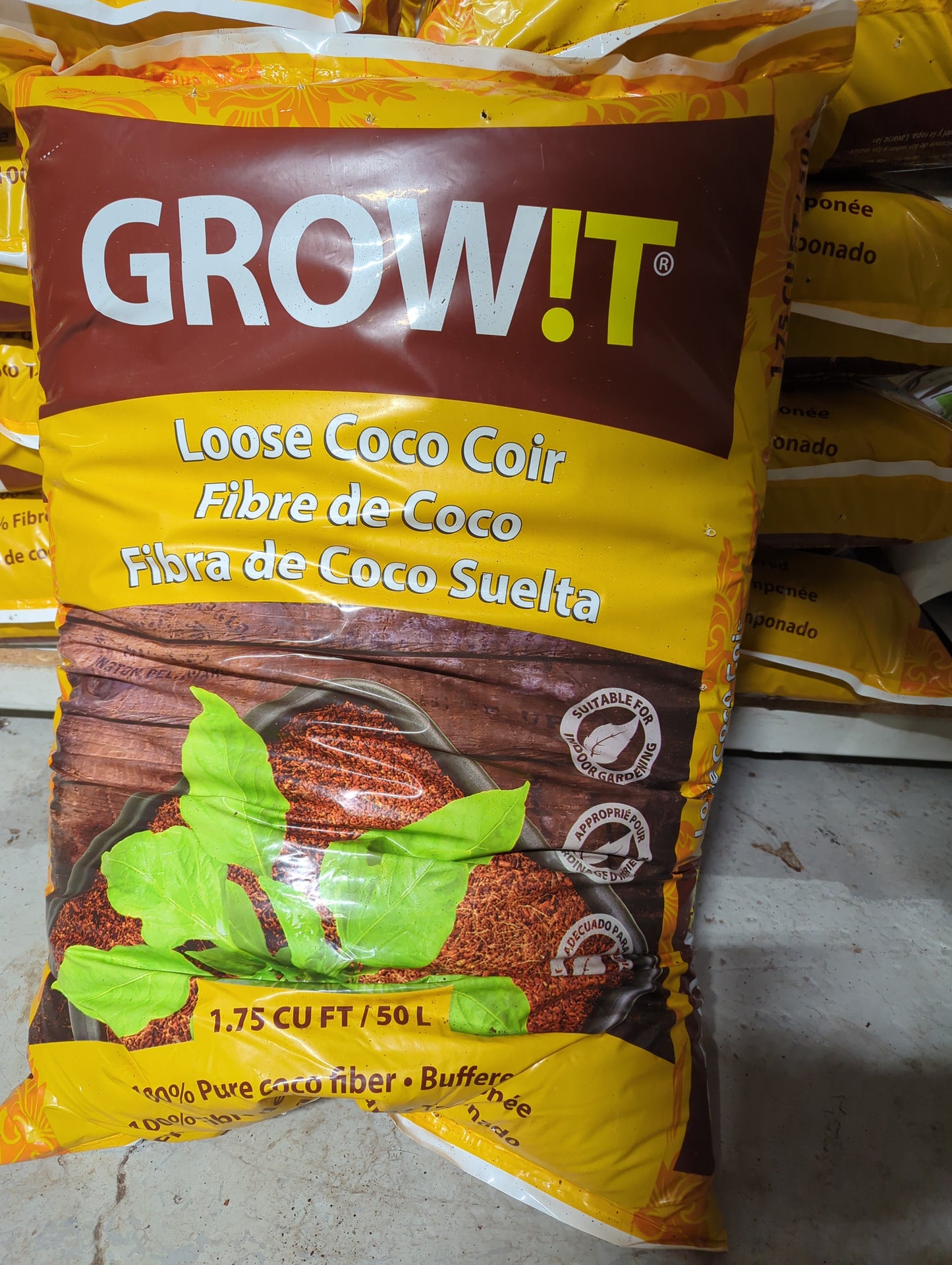 GROW!T Coco Coir Loose 1.5 cf