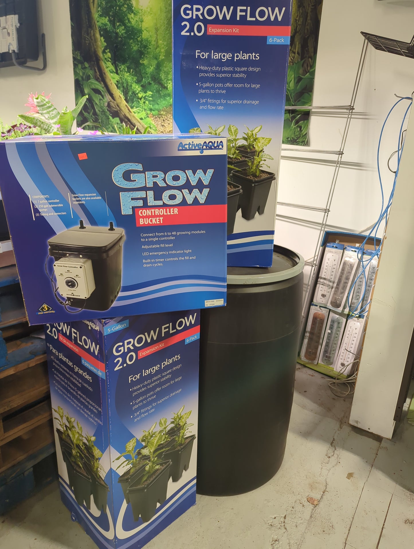 GROW FLOW 7-GAL CONTROLLER W/5 GAL BUCKET KIT