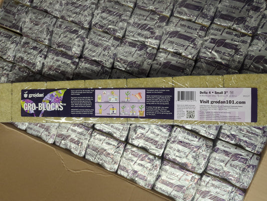 Grodan Delta 3" Block No Hole