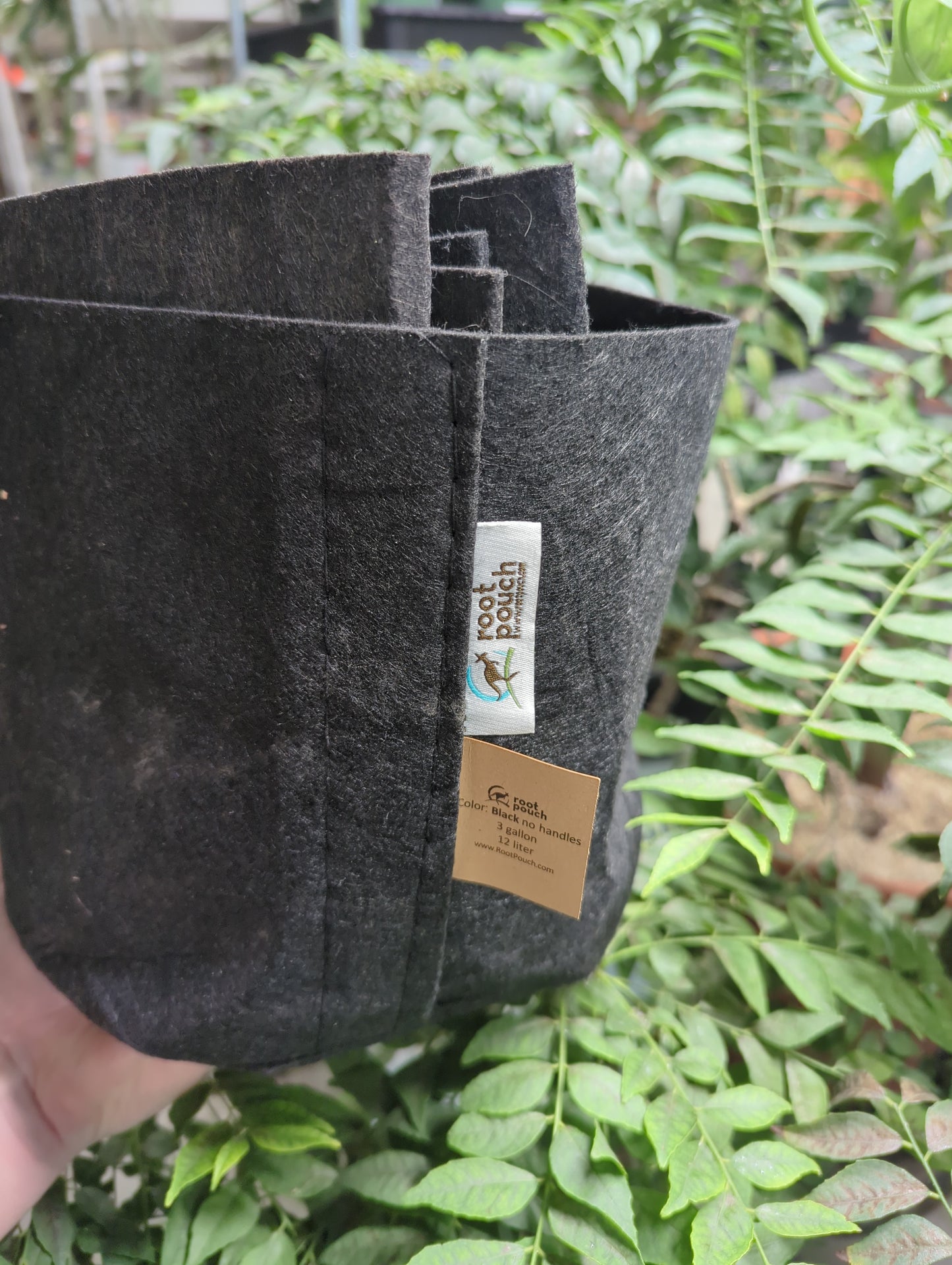 Fabric Pot  3 Gallon Black Root Pouch
