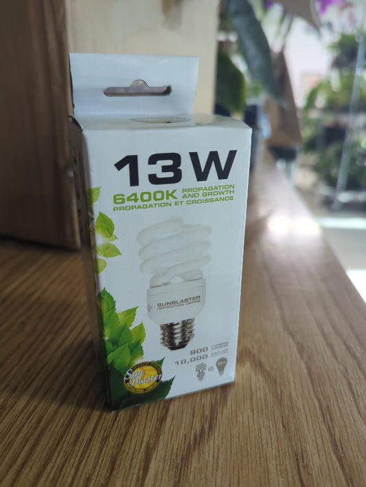 13W SUNBLASTER CFL 6400K - SINGLE