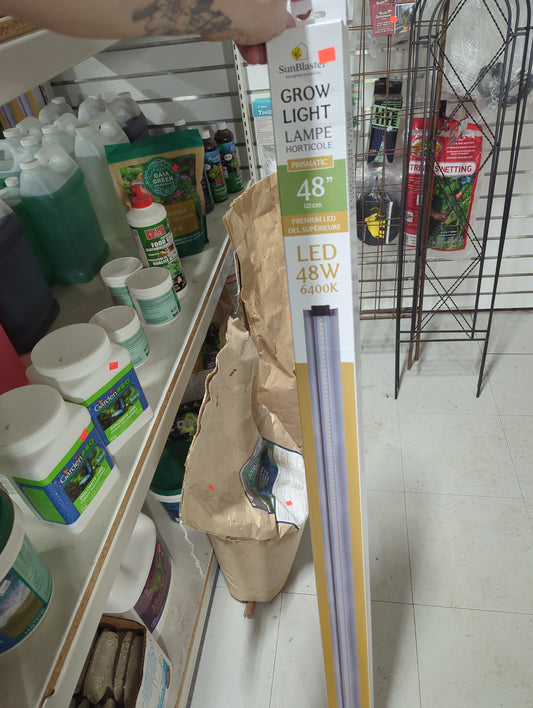 48" SBH PRISMATIC LENS LED 48W STRIPLIGHT 6400K