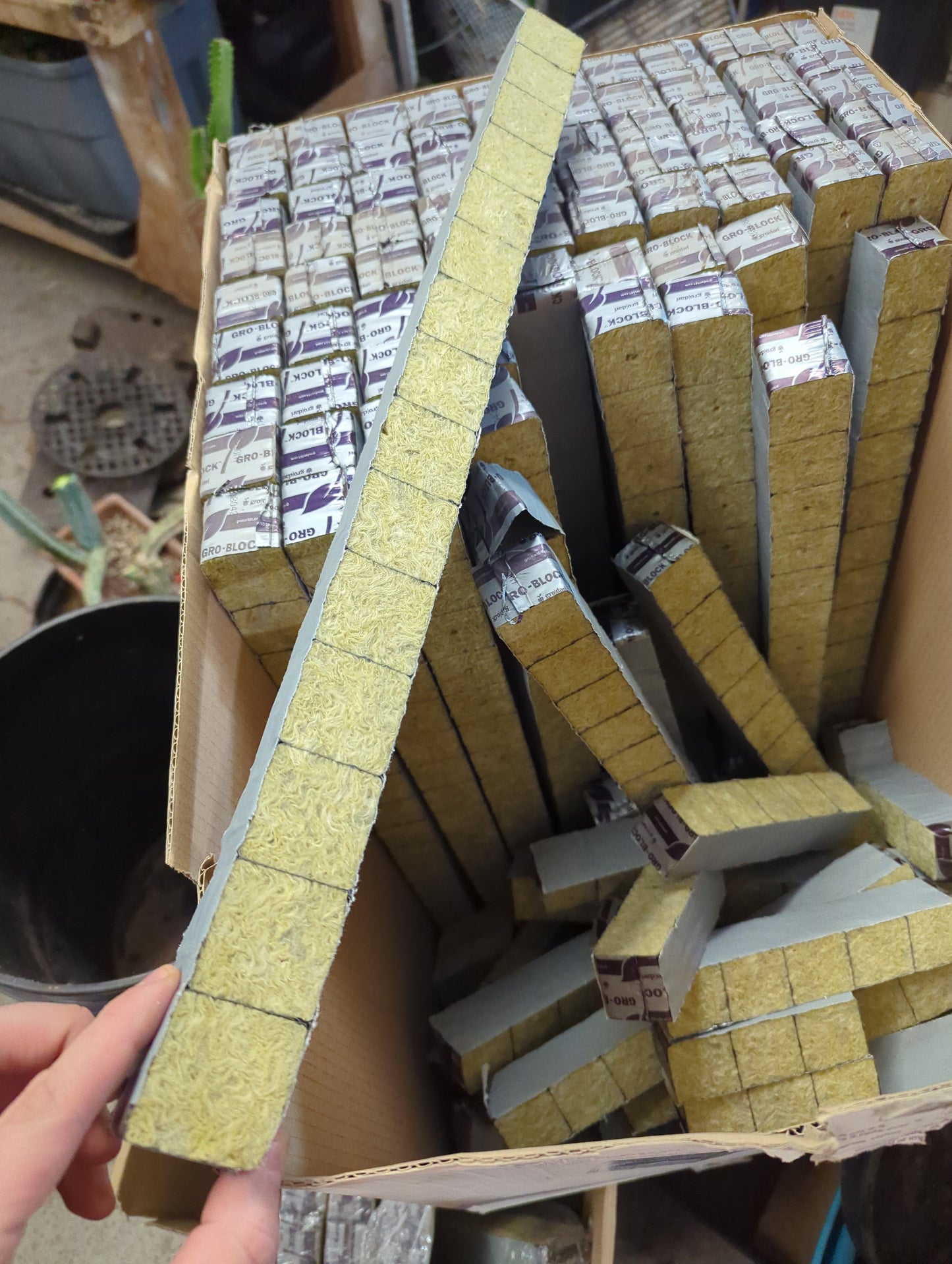 Grodan Mini Block 1.5 wrapped