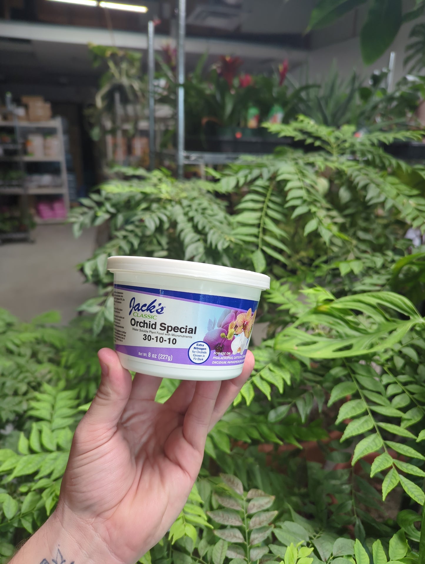 Jacks Classic 8oz 30-10-10 Orchid Special Fert.