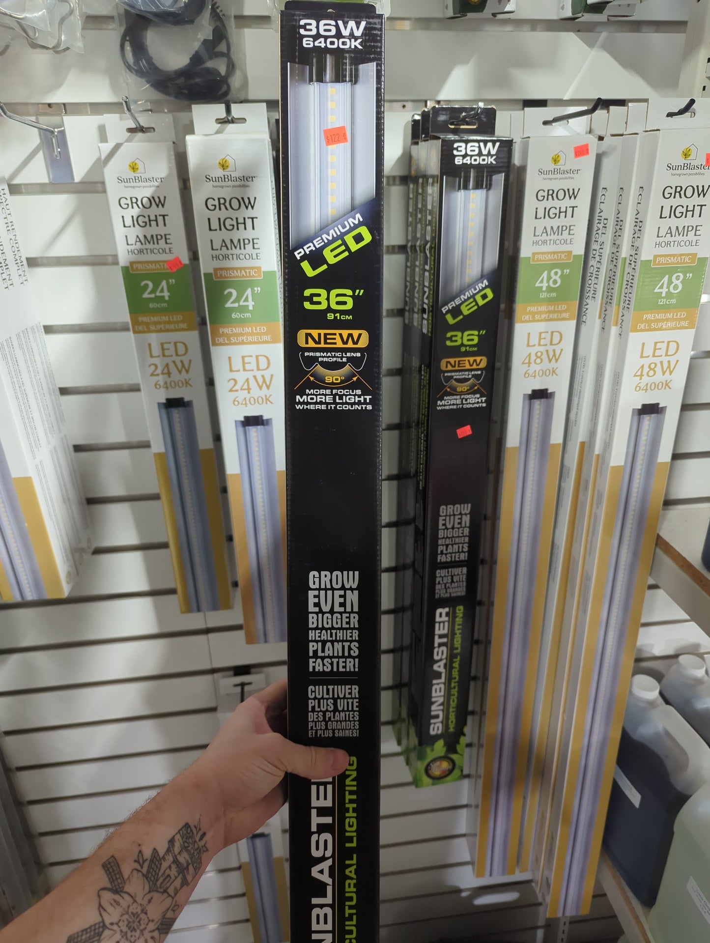 36" SBH PRISMATIC LENS LED 36W HO STRIPLIGHT 6400K